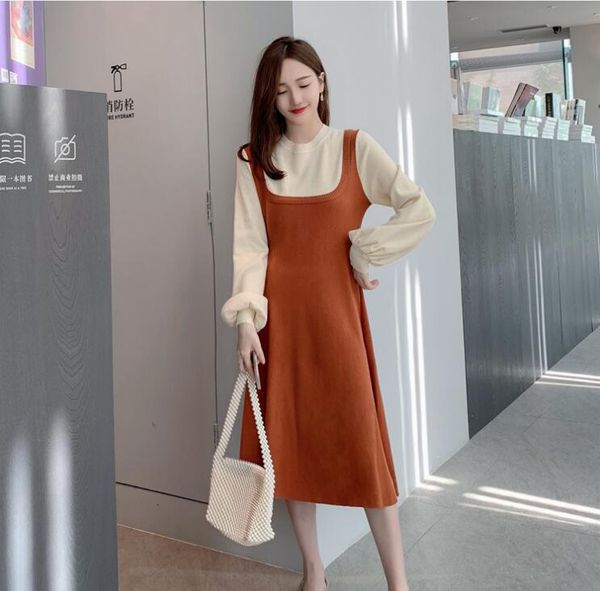 maternity nursing dress autumn puff sleeve knitted long sleeve pregnant breastfeed dresses women dress clothes, White
maternity nursing dress autumn puff sleeve knitted long sleeve pregnant breastfeed dresses women dress clothes, White