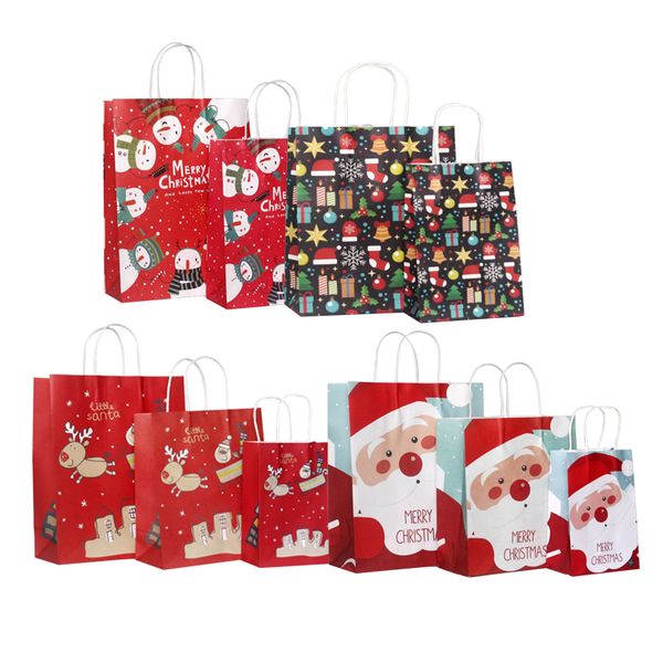 10pcs/lot kawaii multifuntion christmas santa claus snowman gifts elk paper bag 27*21*11cm festival gift bags with handles
10pcs/lot kawaii multifuntion christmas santa claus snowman gifts elk paper bag 27*21*11cm festival gift bags with handles