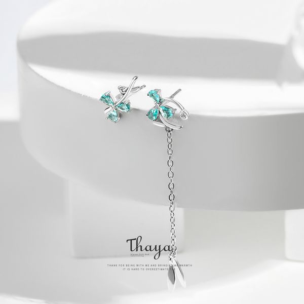 thaya asymmetry blue petal jewelry 925 silver earrings statement earrings for women original fine jewelry cx200624, Golden;silver
thaya asymmetry blue petal jewelry 925 silver earrings statement earrings for women original fine jewelry cx200624, Golden;silver