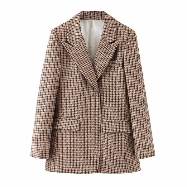 classic plaid single breasted women jacket blazer notched collar female suits coat fashion houndstooth 2019 spring, White;black
classic plaid single breasted women jacket blazer notched collar female suits coat fashion houndstooth 2019 spring, White;black
