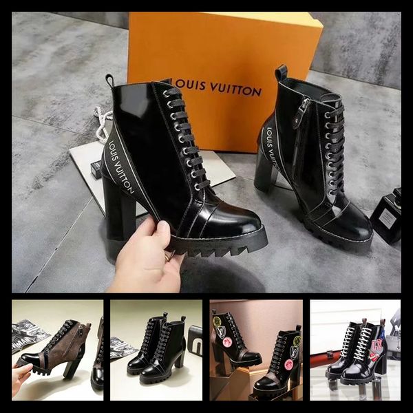 2019 Best Women designer boots famous luxury brand genuine leather high print high heels women shoes fashion motorcycle boots size 35-41
2019 Best Women designer boots famous luxury brand genuine leather high print high heels women shoes fashion motorcycle boots size 35-41