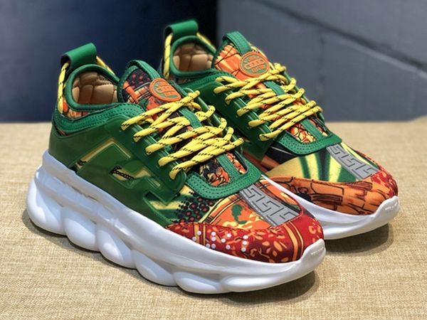 2 Chainz x Chain Reaction Designer Luxury Shoes Sport Fashion Casual Shoes Trainer Lightweight Link-Embossed Sole With Dust Bag
2 Chainz x Chain Reaction Designer Luxury Shoes Sport Fashion Casual Shoes Trainer Lightweight Link-Embossed Sole With Dust Bag