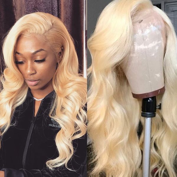 brazilian wig 13*4 body wave 613 lace front wig lace front human hair wigs pre-plucked with baby hair non remy hair, Black
brazilian wig 13*4 body wave 613 lace front wig lace front human hair wigs pre-plucked with baby hair non remy hair, Black