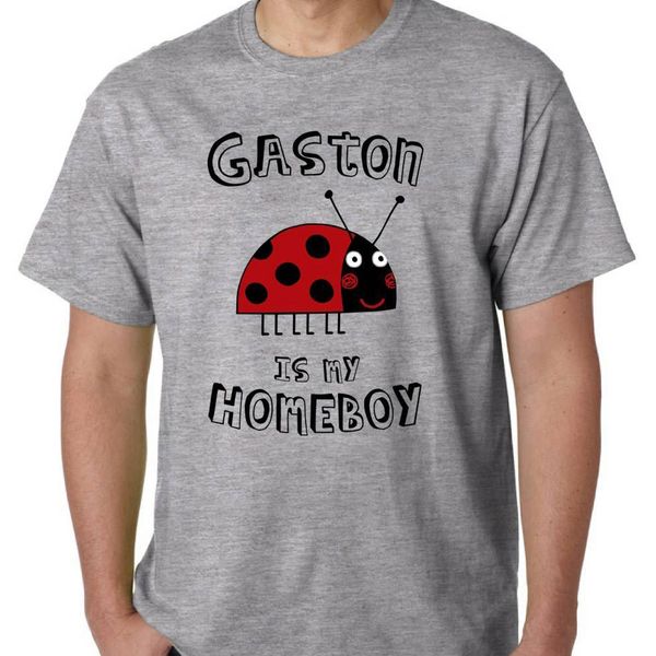 gaston is my homeboy t shirt kids childrens tv ben holly little kingdom ladybird t shirt design basic top, White;black
gaston is my homeboy t shirt kids childrens tv ben holly little kingdom ladybird t shirt design basic top, White;black