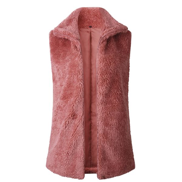 2019 autumn and winter fashion pocket zipper women's coat vest jacket 600165 wt19, Black;brown
2019 autumn and winter fashion pocket zipper women's coat vest jacket 600165 wt19, Black;brown