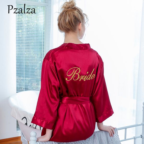 red pink white wedding briderobe female smooth satin robes women elegant sleepwear summer faux silk bath robe kimno, Black;red
red pink white wedding briderobe female smooth satin robes women elegant sleepwear summer faux silk bath robe kimno, Black;red