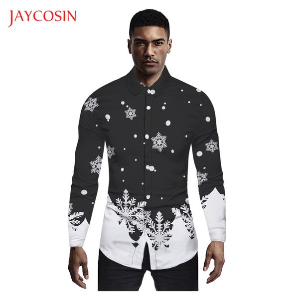 joycosin 2019 мужская рубашка зима рождество мужская одежда повседневная мода снежинка лоскутное slim fit с длинным рукавом рубашки партии, White;black
joycosin 2019 мужская рубашка зима рождество мужская одежда повседневная мода снежинка лоскутное slim fit с длинным рукавом рубашки партии, White;black