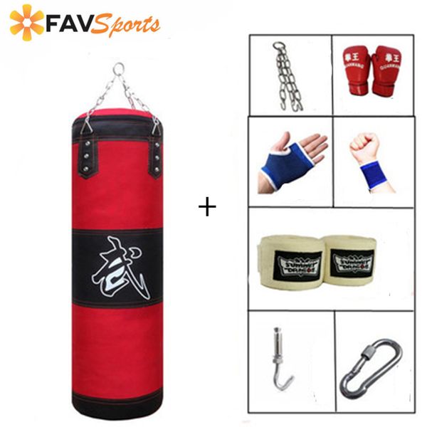empty boxing sand bag strap style taekwondo fitness sandbag boxing punching 2019 new fashion bag buy one get seven