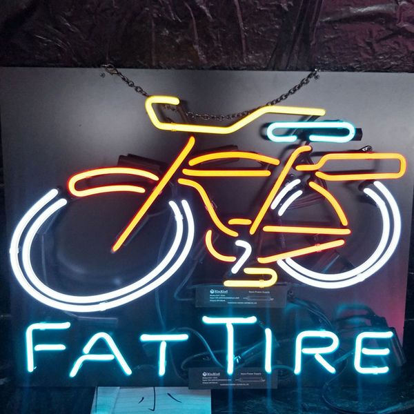 custom bicycle fat tire neon sign light outdoor display beer entertainment decoration glass neon lamp light metal frame 17'' 20�
custom bicycle fat tire neon sign light outdoor display beer entertainment decoration glass neon lamp light metal frame 17'' 20�