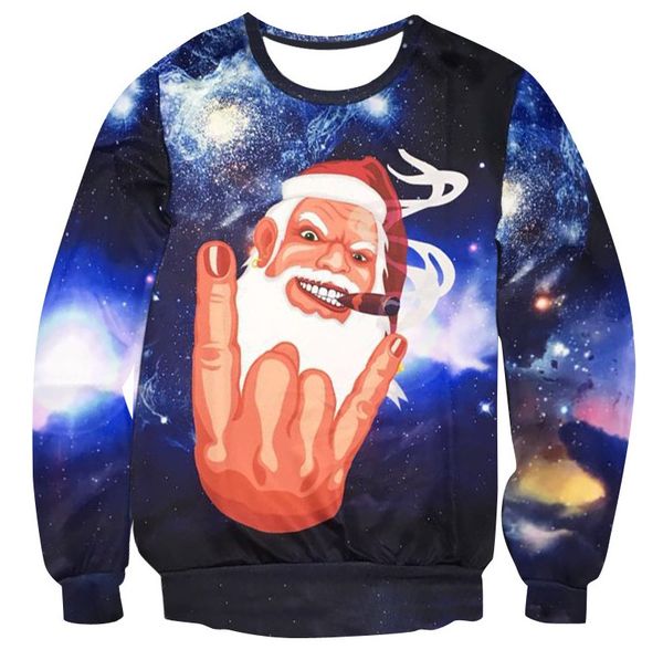 men's hoodies & sweatshirts mens print 3d fun santa fashion sleeve sweater round neck long loose casual top, Black
men's hoodies & sweatshirts mens print 3d fun santa fashion sleeve sweater round neck long loose casual top, Black