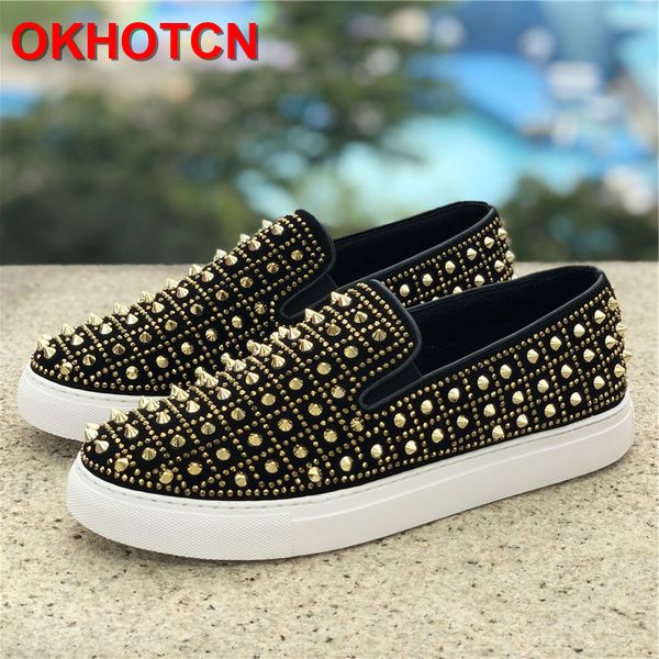 genuine leather casual shoes men slip on thick sole oxford shoes gold rivet loafers for men mocacines luxury designer wide, Black
genuine leather casual shoes men slip on thick sole oxford shoes gold rivet loafers for men mocacines luxury designer wide, Black