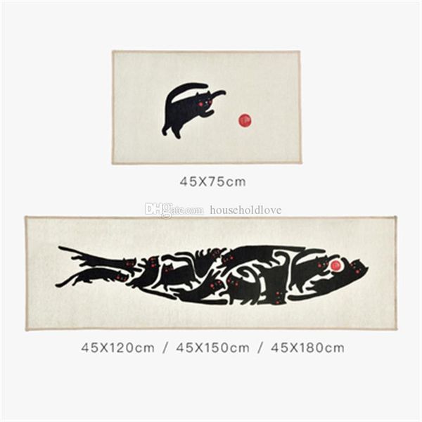 fun creative mat black cat long strip non-slip oil absorption and quick-drying household washable mat designer carpet door mats decoration
fun creative mat black cat long strip non-slip oil absorption and quick-drying household washable mat designer carpet door mats decoration
