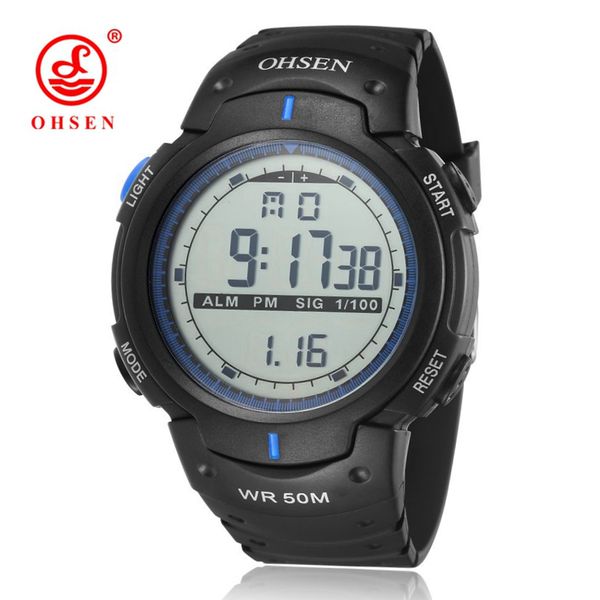 ohsen digital relogio man wristwatch blue rubber strap alarm date chronograph lcd 50m swim sport male watch clock horloge gift, Slivery;brown
ohsen digital relogio man wristwatch blue rubber strap alarm date chronograph lcd 50m swim sport male watch clock horloge gift, Slivery;brown