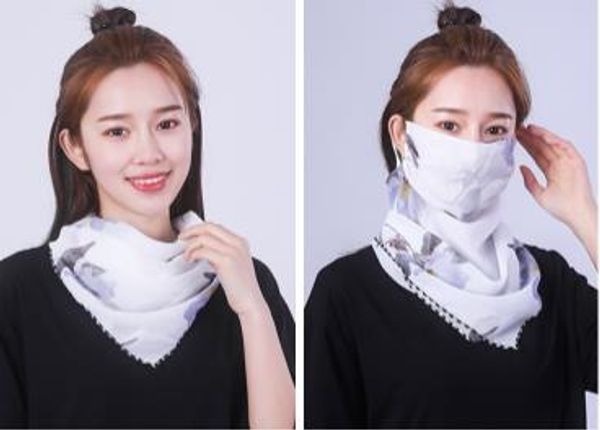 women designer mask sunscreen neck guard ladies scarf scarf female face mask cover face chiffon printing mask, Silver
women designer mask sunscreen neck guard ladies scarf scarf female face mask cover face chiffon printing mask, Silver