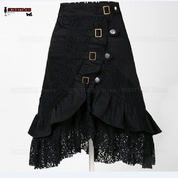 2019 women's steampunk high waist skirts gothic victorian black floral lace skirt medieval renaissance asymmetrical skirts
2019 women's steampunk high waist skirts gothic victorian black floral lace skirt medieval renaissance asymmetrical skirts