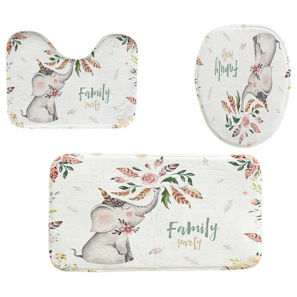 4pcs home bathroom decor set cool white background flower elephant pattern toilet seat cover bath mat set waterproof shower cu
4pcs home bathroom decor set cool white background flower elephant pattern toilet seat cover bath mat set waterproof shower cu