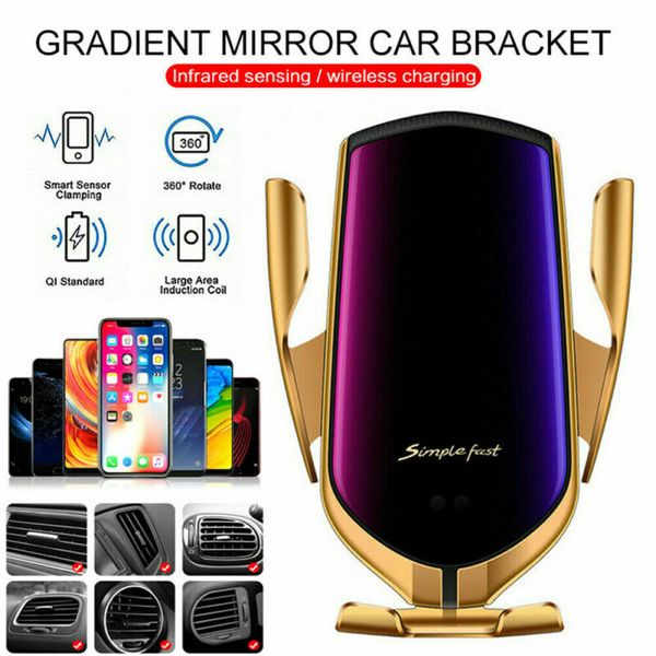 r1 factory store wireless automatic clamping smart sensor car phone holder and fast quick charger 10w fast car phone charger
r1 factory store wireless automatic clamping smart sensor car phone holder and fast quick charger 10w fast car phone charger