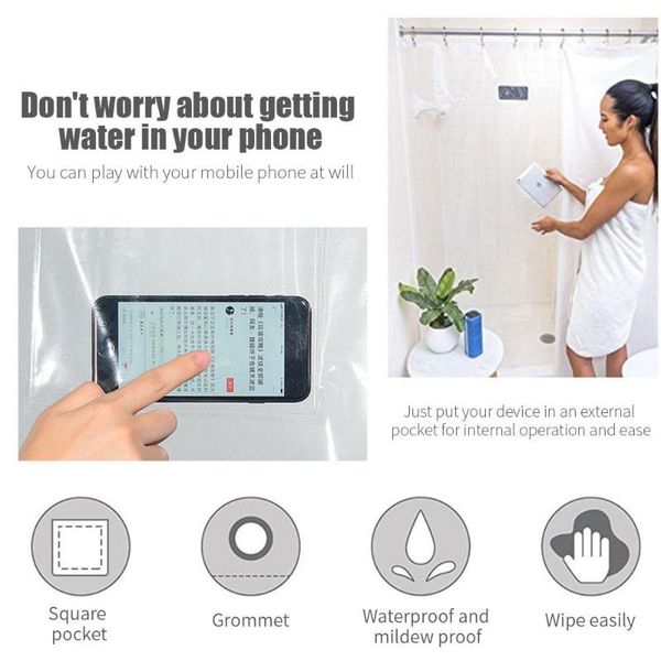 pvc eco-friendly waterproof quick dry mesh pockets curtain shower curtain curtains bathroom window toilet home
pvc eco-friendly waterproof quick dry mesh pockets curtain shower curtain curtains bathroom window toilet home