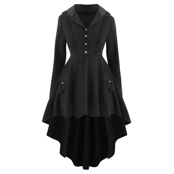 rosegal women hooded lace up high low trench coat asymmetric length solid color high low trench coat button up, Tan;black
rosegal women hooded lace up high low trench coat asymmetric length solid color high low trench coat button up, Tan;black