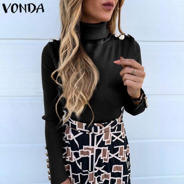 vonda jumper daily winter turtle neck oversized women sweater solid autumn loose knitted pullover casual long sleeve blusas, White;black
vonda jumper daily winter turtle neck oversized women sweater solid autumn loose knitted pullover casual long sleeve blusas, White;black