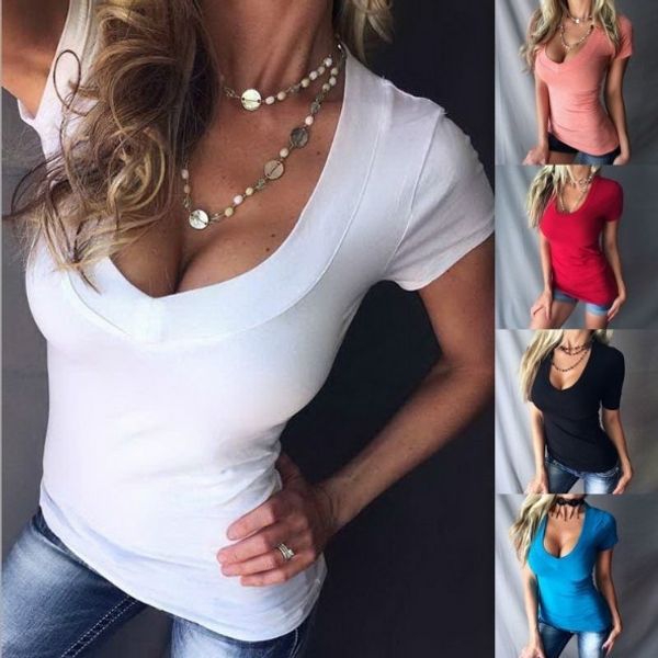 2020 slim solid color deep v simple short sleeve 2020 slim solid color t-shirt deep v simple short sleeve t-shirt, White
2020 slim solid color deep v simple short sleeve 2020 slim solid color t-shirt deep v simple short sleeve t-shirt, White