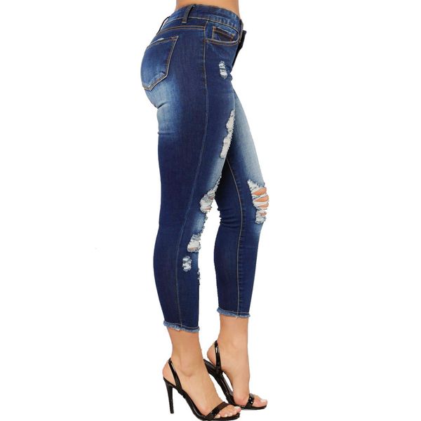 women destroyed ripped denim jeans skinny hole pants high waist stretch jeans slim pencil trousers black white blue#4, Blue
women destroyed ripped denim jeans skinny hole pants high waist stretch jeans slim pencil trousers black white blue#4, Blue
