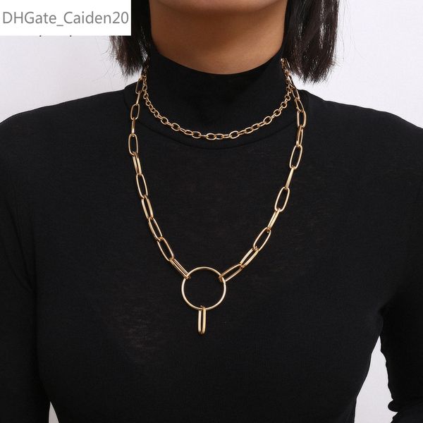 punk multi layer round circle long necklace statement curb cuban thick choker necklace collar for women men jewelry, Silver
punk multi layer round circle long necklace statement curb cuban thick choker necklace collar for women men jewelry, Silver