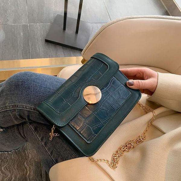 fashion women solid shoulder bags messenger hasp phone bag chain crocodile pattern handbag bolso bandolera mujer
fashion women solid shoulder bags messenger hasp phone bag chain crocodile pattern handbag bolso bandolera mujer