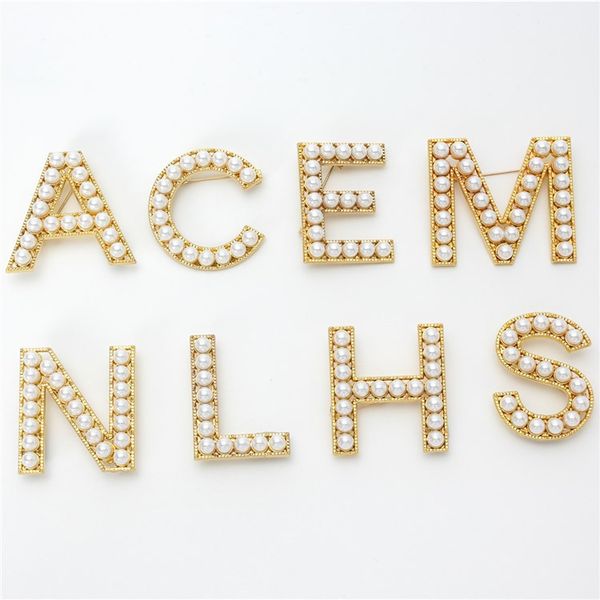 new 26 english letters pearl brooch gold color cardigan shirt lapel pin corsage brooches for women clothing accessories jewelry, Gray
new 26 english letters pearl brooch gold color cardigan shirt lapel pin corsage brooches for women clothing accessories jewelry, Gray