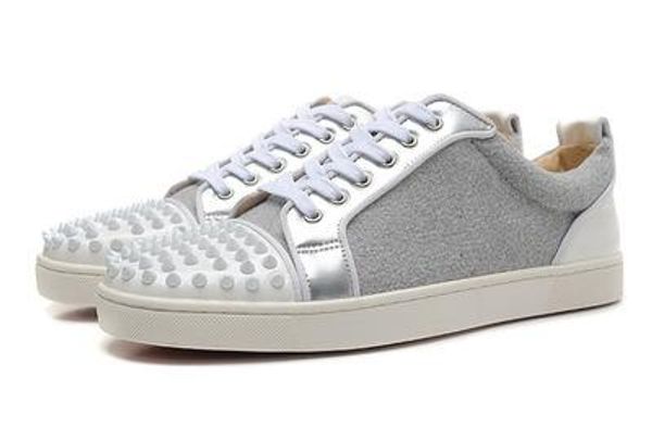 wholesale with box red sole shoes lowsuede junior skateboard shoes redbottoms sneaker louiflat spikes luxury shoes 35-46, Black
wholesale with box red sole shoes lowsuede junior skateboard shoes redbottoms sneaker louiflat spikes luxury shoes 35-46, Black