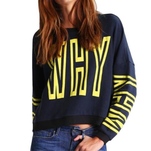 womens designer british why letter printed sweater loose long sleeve plus velvet jacket women, Black
womens designer british why letter printed sweater loose long sleeve plus velvet jacket women, Black
