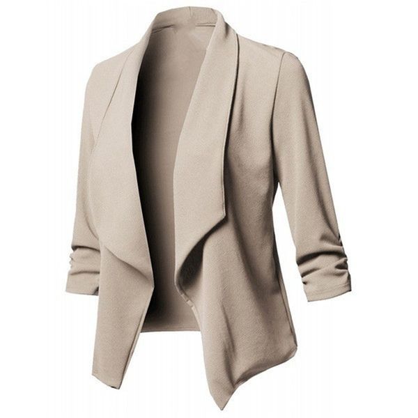нагрудные шеи женщины блейзеры тонкий с длинным рукавом все матча blazer пальто весна вскользь женская одежда плюс размер, White;black
нагрудные шеи женщины блейзеры тонкий с длинным рукавом все матча blazer пальто весна вскользь женская одежда плюс размер, White;black