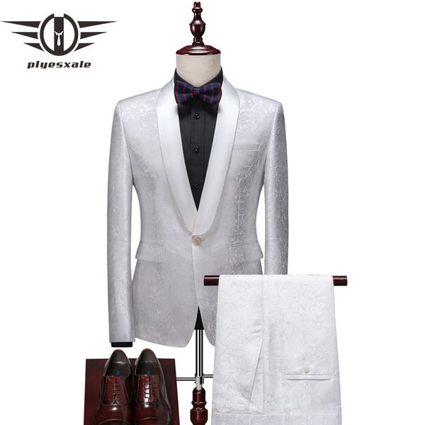 men's suits & blazers plyesxale shawl collar groom wedding suit white fashion 3 piece banquet prom party for men 2021 gentleman m-6xl q, White;black
men's suits & blazers plyesxale shawl collar groom wedding suit white fashion 3 piece banquet prom party for men 2021 gentleman m-6xl q, White;black