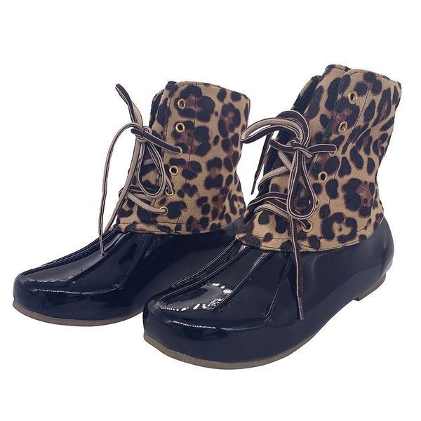 winter boots women leopard rain footwear fashion boots lady garden ready shoes large size flat ankle women 2019, Black
winter boots women leopard rain footwear fashion boots lady garden ready shoes large size flat ankle women 2019, Black
