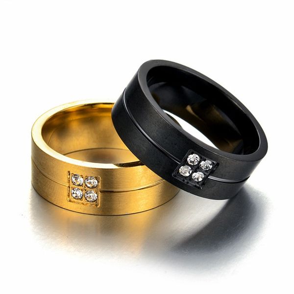 cross border popular stainless steel diamond inlaid couple ring new titanium steel micro zircon inlaid couple ring in europe and america, Golden;silver
cross border popular stainless steel diamond inlaid couple ring new titanium steel micro zircon inlaid couple ring in europe and america, Golden;silver