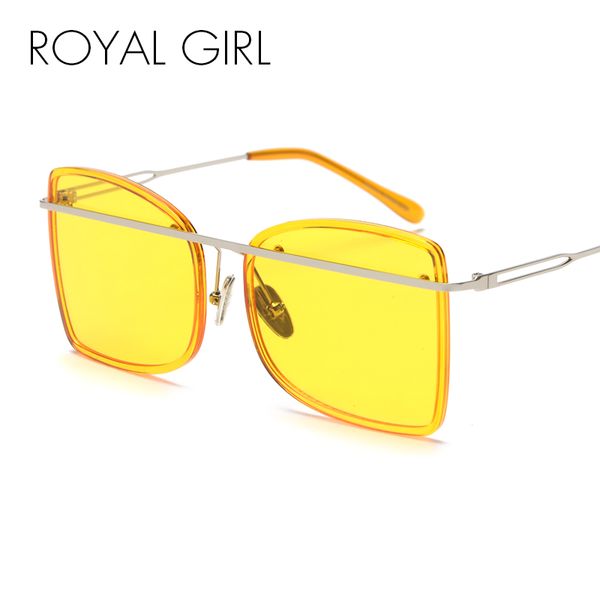 royal girl sunglasses women square new brand oversize eyewear fashion metal frame sun glasses ladies oculos uv400 ss566, White;black
royal girl sunglasses women square new brand oversize eyewear fashion metal frame sun glasses ladies oculos uv400 ss566, White;black