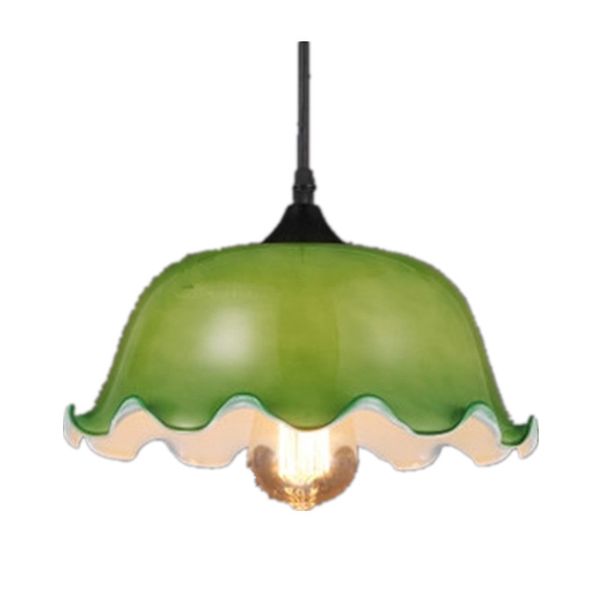 bar restaurant loft green flower shaped led retro glass pendant light
bar restaurant loft green flower shaped led retro glass pendant light
