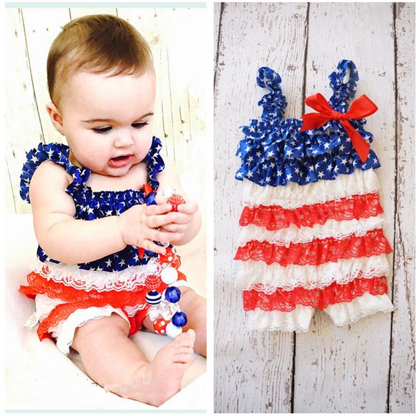 infant baby kids ruffle lace stars striped 4th of july romper jumpsuit outfit baby clothing rompers summer jumpsuits, Blue
infant baby kids ruffle lace stars striped 4th of july romper jumpsuit outfit baby clothing rompers summer jumpsuits, Blue