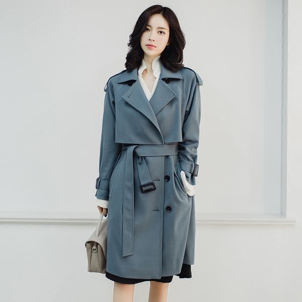 medium length korean 2019 spring clothes elegant windbreaker female office lady bodycon double breasted trench coat woman qh128, Tan;black
medium length korean 2019 spring clothes elegant windbreaker female office lady bodycon double breasted trench coat woman qh128, Tan;black