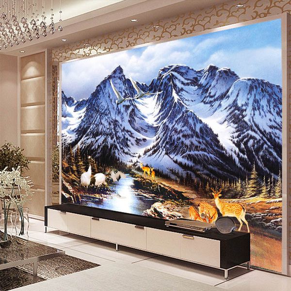 3d high snow mountain large mural wallpaper european oil painting garden tv living room bedroom l restaurant background wall paper 
3d high snow mountain large mural wallpaper european oil painting garden tv living room bedroom l restaurant background wall paper