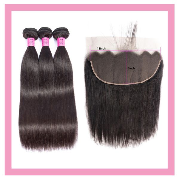 brazilian virgin hair 3 bundles with 13x6 lace frontal with baby hair straight natural color wholesale straight 4 pieces/lot, Black;brown
brazilian virgin hair 3 bundles with 13x6 lace frontal with baby hair straight natural color wholesale straight 4 pieces/lot, Black;brown