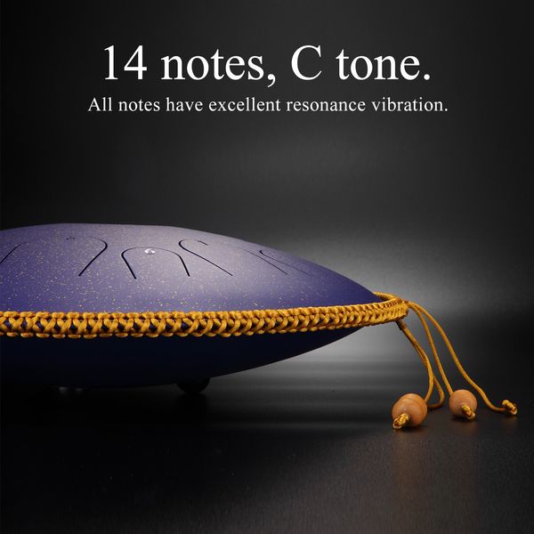 14 inch 14 note alloy steel hand pan drum c tone manual percussion handpan drum with ebony drumsticks
14 inch 14 note alloy steel hand pan drum c tone manual percussion handpan drum with ebony drumsticks
