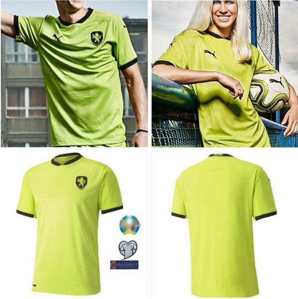 new czech republic 2020 2021 czech soccer jersey 20 21 patrik schick pavel kaderabek camisetas national team away green football shirts, Black;yellow
new czech republic 2020 2021 czech soccer jersey 20 21 patrik schick pavel kaderabek camisetas national team away green football shirts, Black;yellow
