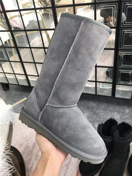new high-end brand suede plus velvet warm australian snow boots mid boots leather cotton boots wild fashion shoes 02, Black
new high-end brand suede plus velvet warm australian snow boots mid boots leather cotton boots wild fashion shoes 02, Black