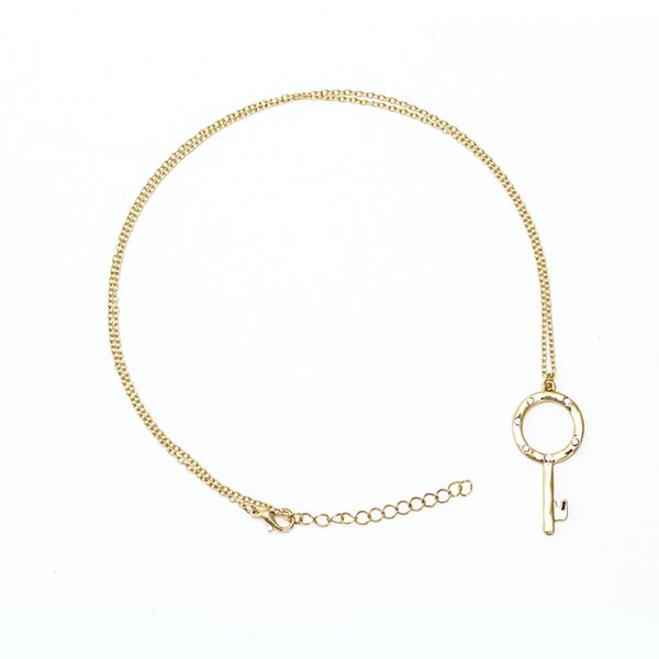 unlocking key pendant necklaces rhinestone key alloy pendants with 22 inches chain women fashion necklace jewelry, Silver
unlocking key pendant necklaces rhinestone key alloy pendants with 22 inches chain women fashion necklace jewelry, Silver