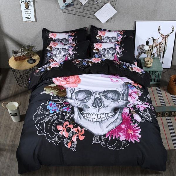 designer beddings 3d printing skeleton quilt cover three-piece set single double skull flower duvet cover pillow case home textile student
designer beddings 3d printing skeleton quilt cover three-piece set single double skull flower duvet cover pillow case home textile student