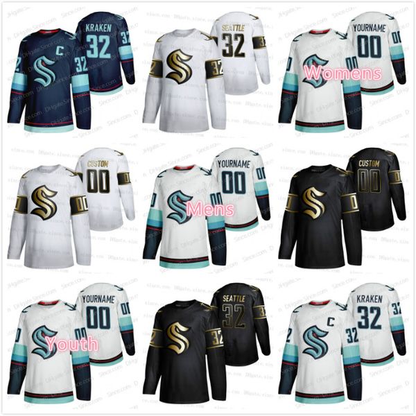 seattle kraken 2021 home blue road white black white golden edition hockey jersey 32th new team custom home road jersey 4xl men women youth, Black;red
seattle kraken 2021 home blue road white black white golden edition hockey jersey 32th new team custom home road jersey 4xl men women youth, Black;red