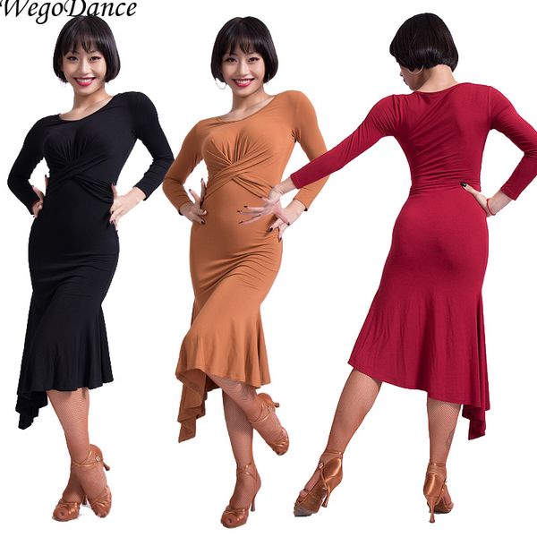 new professional latin dress long sleeve latin competition dress for women hipping, Black;red
new professional latin dress long sleeve latin competition dress for women hipping, Black;red