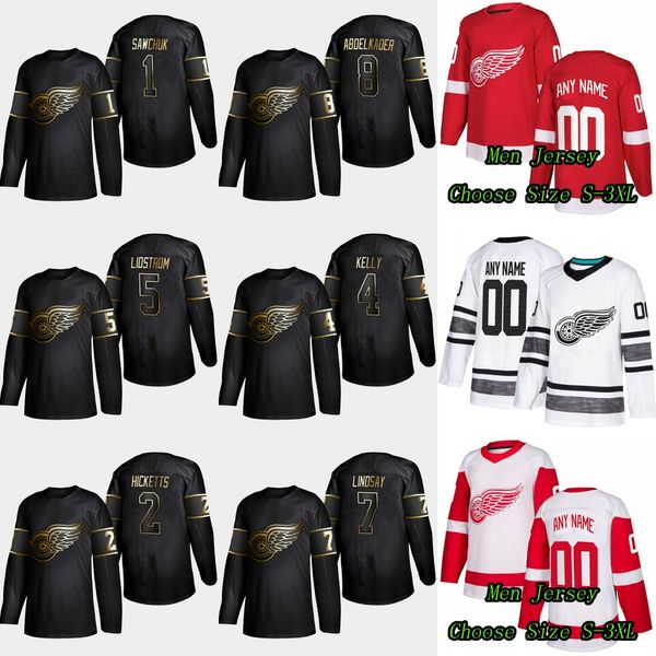 1 Terry Sawchuk 2019 Golden Edition Detroit Red Wings 8 Justin Abdelkader 4 Red Kelly 2 Joe Hicketts 7 Ted Lindsay 5 Nicklas Lidstrom Jersey
1 Terry Sawchuk 2019 Golden Edition Detroit Red Wings 8 Justin Abdelkader 4 Red Kelly 2 Joe Hicketts 7 Ted Lindsay 5 Nicklas Lidstrom Jersey