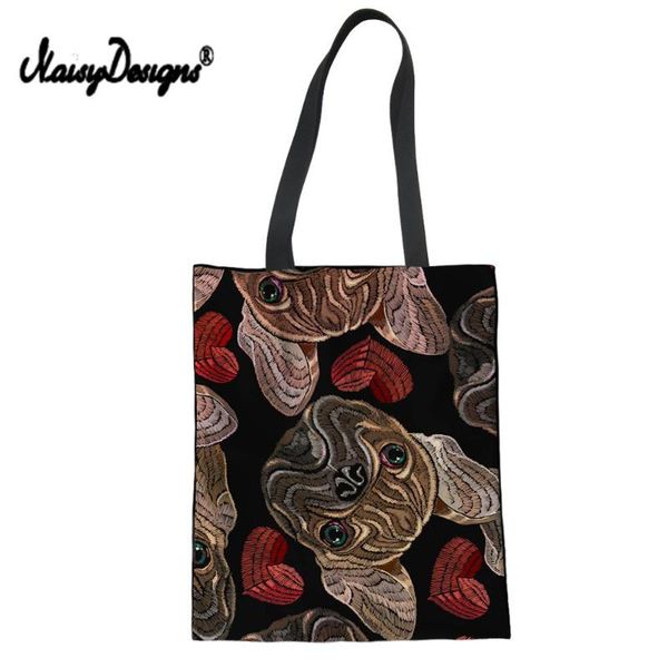 noisydesigns women canvas tote bag cotton cartoon dog print shopping bags foldable female handbag reusable eco beach shopper bag
noisydesigns women canvas tote bag cotton cartoon dog print shopping bags foldable female handbag reusable eco beach shopper bag